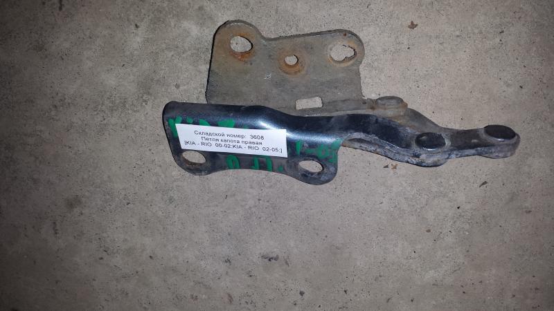 Петля капота правая 0K32A52410 KIA RIO 00-02 Петля капота правая 0K32A52410 KIA RIO 00-02